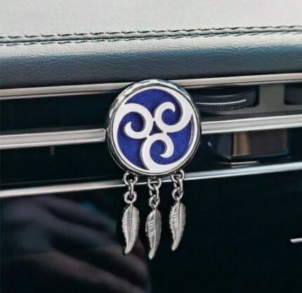 Aromadiffuser car clip dangling air freshner (silver, anime)