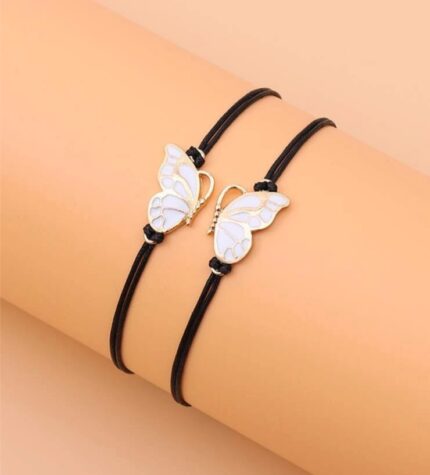Copper and cubic zirconia adjustable drawstring bracelet (gold)