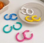 C design hoops (blue)