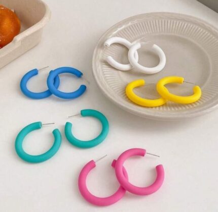 C design hoops (blue)