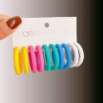 C design hoops (blue)