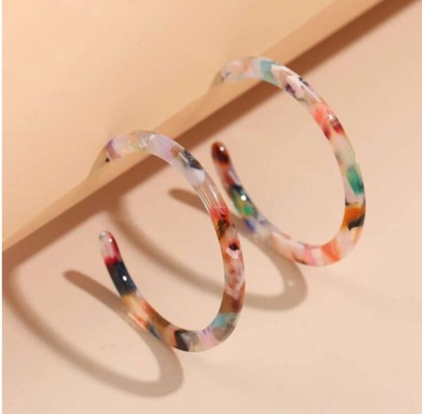 Graphic cuff hoops
