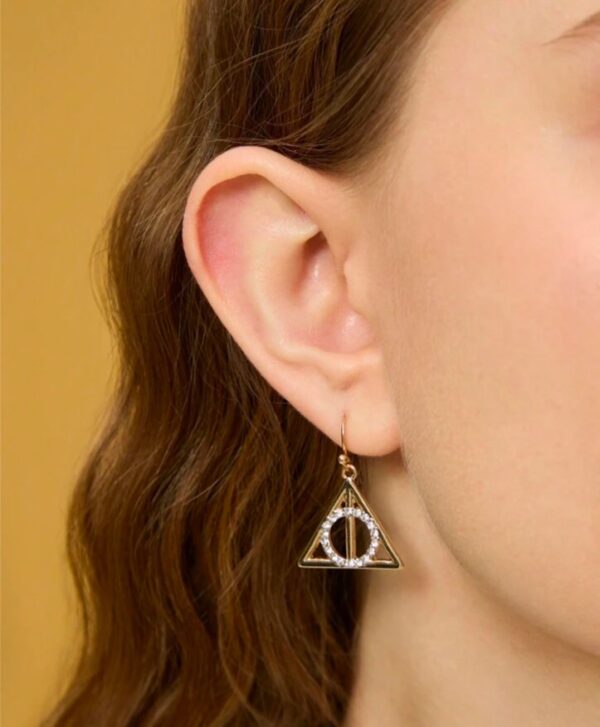 Harry Potter 'Death Hallows' drop earrings