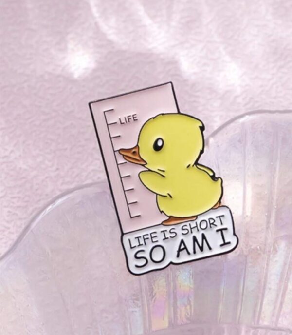 Smol duck brooch pin badge - Image 2