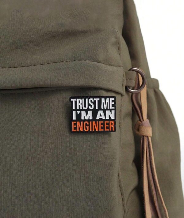 Engineer brooch pin badge
