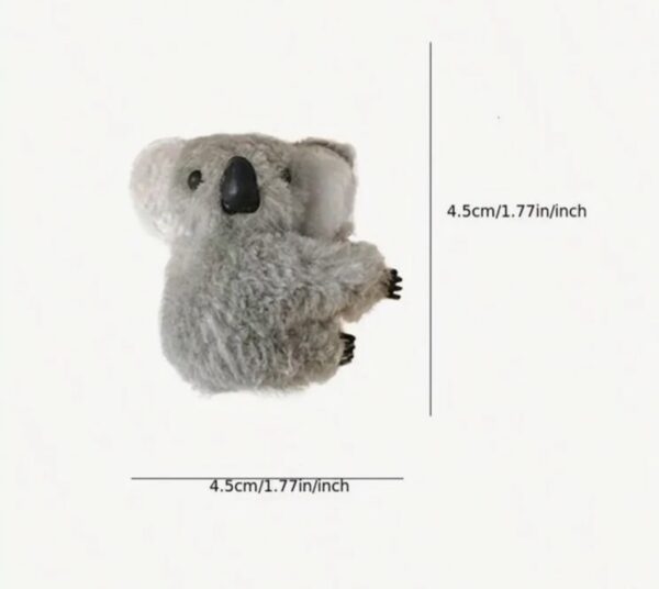 Koala claw clip (grey) - Image 2