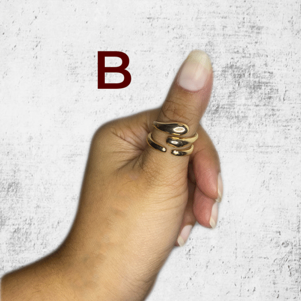 Chic & Classy Golden Rings - Image 2