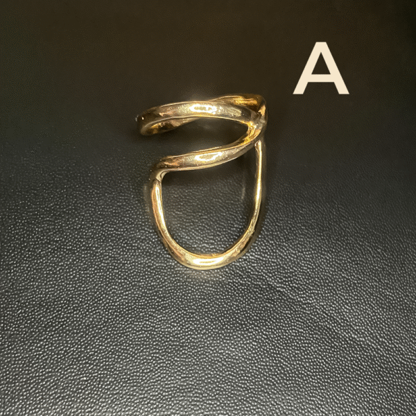 Chic & Classy Golden Rings - Image 3