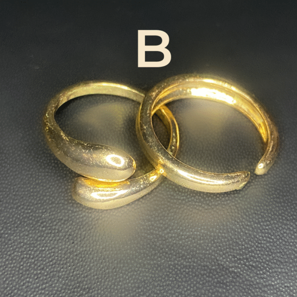 Chic & Classy Golden Rings - Image 7