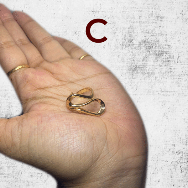 Chic & Classy Golden Rings - Image 5