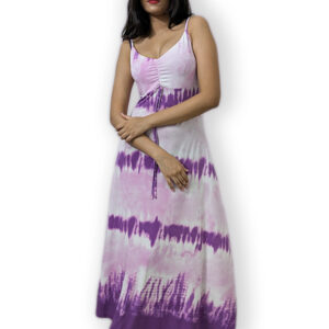 Lavender Dream Tie-Dye Maxi Dress